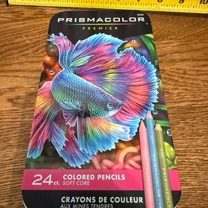 Prismacolor Premier Colored Pencils – Partial Set in Metal Tin
